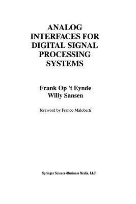 Analog Interfaces for Digital Signal Processing Systems(English, Paperback, op 't Eynde Frank)