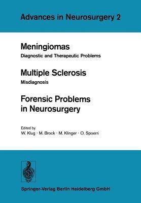Meningiomas. Multiple Sclerosis. Forensic Problems in Neurosurgery(English, Paperback, unknown)