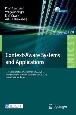 Context-Aware Systems and Applications(English, Paperback, unknown)