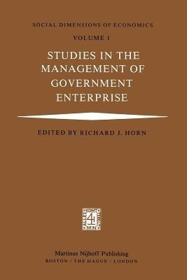 Studies in the Management of Government Enterprise(English, Paperback, unknown)