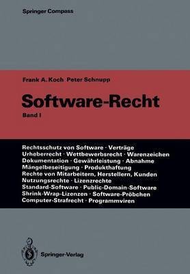 Software-Recht(German, Paperback, Koch Frank A.)