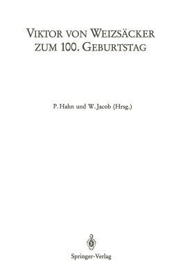 Viktor von Weizsaecker zum 100. Geburtstag(German, Paperback, unknown)