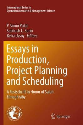Essays in Production, Project Planning and Scheduling(English, Paperback, unknown)
