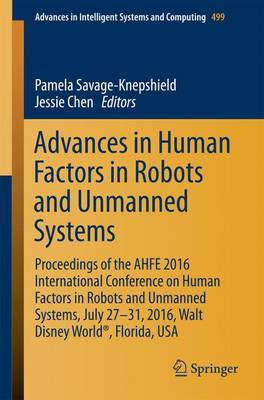 Advances in Human Factors in Robots and Unmanned Systems(English, Paperback, unknown)