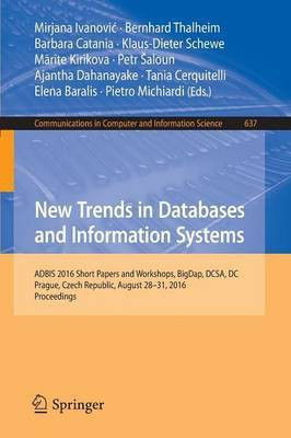 New Trends in Databases and Information Systems(English, Paperback, unknown)