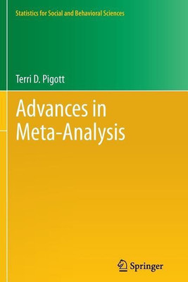 Advances in Meta-Analysis(English, Paperback, Pigott Terri)