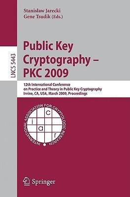 Public Key Cryptography - PKC 2009(English, Paperback, unknown)