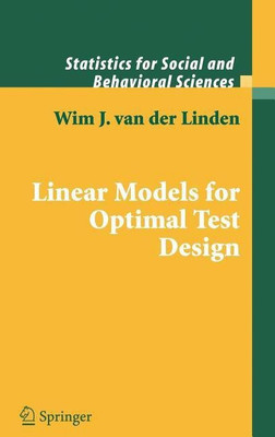 Linear Models for Optimal Test Design(English, Hardcover, van der Linden Wim J.)