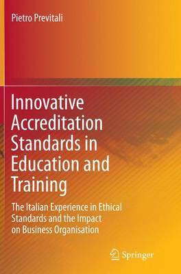 Innovative Accreditation Standards in Education and Training(English, Paperback, Previtali Pietro)