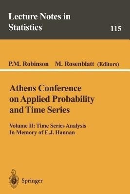 Athens Conference on Applied Probability and Time Series Analysis(English, Paperback, unknown)