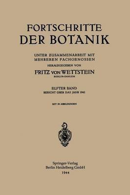 Fortschritte der Botanik(German, Paperback, von Wettstein Fritz)
