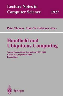 Handheld and Ubiquitous Computing(English, Paperback, unknown)
