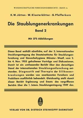 Die Staublungenerkrankungen Band II(German, Paperback, unknown)