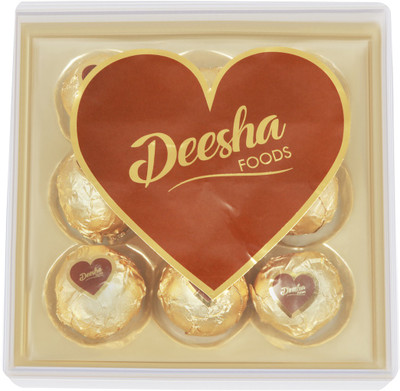 

deesha foods Deesha Crunchy Balls White 9 Bars(Pack of 9, 160 g)