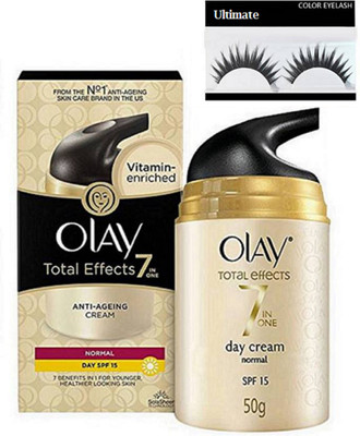 

Ultimate Eyelashes, olay total effects 7-in-1 Anti Aging Day Cream 50 gm(Set of 2)