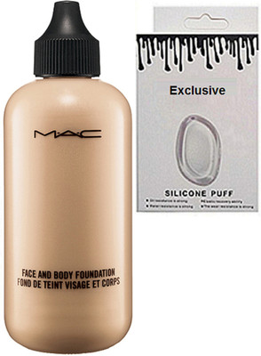 

Exclusive Silicon Puff & Face And Body Foundation(Set of 2)