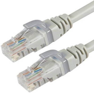 

Deals Destination RJ45 CONNECTOR High Speed 3 MTR LAN Cable(Compatible with Computer, Laptop, Wireless Routers, Modem, Grey)
