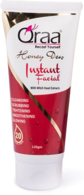 

Qraa Honey Dew Instant facial-With Witch Hazel extract (Pack of 2)(240 g)