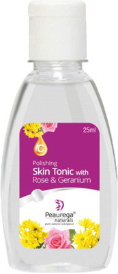 

peaurega Naturals Polishing Skin Tonic with Rose and Geranium(25 ml)