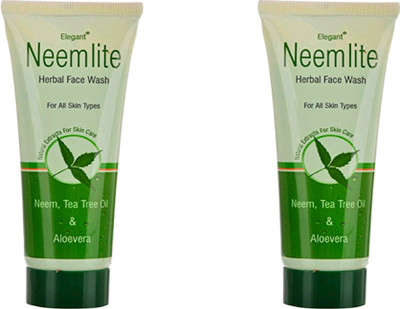 

Elegant NEEMLITE FACE WASH PACK OF 2*75ML Face Wash(150 ml)