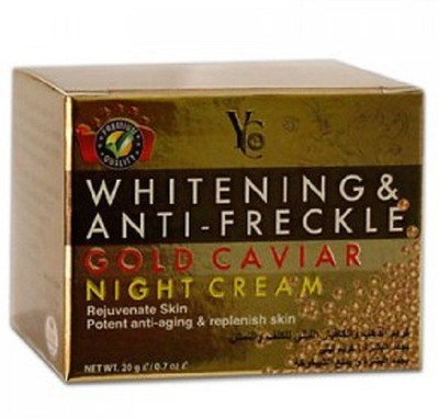

YC WHITENING ANTI-FRECKLE GOLD CAVAIR NIGHT CREAM(20 g)