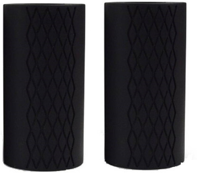 

Lucas Thick Popular Silicone Weight Lifting Barbell (Black) Hand Grip/Fitness Grip(Black)
