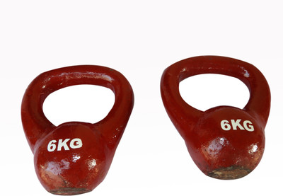 

Royal 6 kg 2 pc Casting Color Kettlebell Multicolor Kettlebell(12 kg)