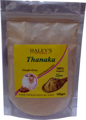 

haley's natural Thanaka powder Grade - Groz for hair removal Cream(100 g)