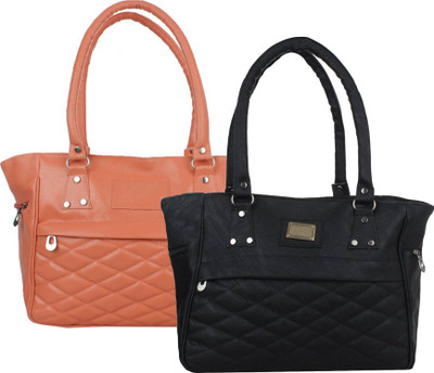 

Future Fashion Hand-held Bag(Black, Orange)