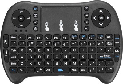 Ecandy Wireles mini Keyboard touchpad Airmouse for PC/LAPTOP/COMPUTER /Gaming , Smart TV/LCD/LED/OLED Wireless Multi-device Keyboard (Black) Bluetooth, Wireless Multi-device Keyboard(Black)