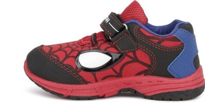 

Spiderman Boys Velcro Running Shoes(Red, Red/royal blue