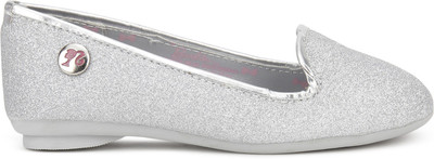

Barbie Girls Slip on Ballerinas(Silver