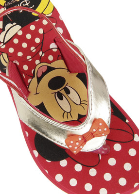 

Disney Girls Slip On Slipper Flip Flop(Red