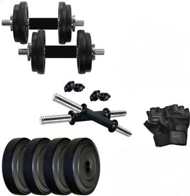 

BURLY 10 KGS. ADJUSTABLE DUMBELLS WITH GLOVES Gym & Fitness Kit