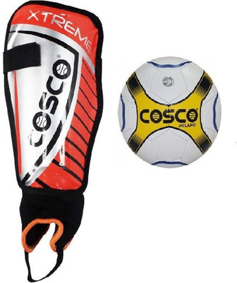 

Cosco '' football + one pair of 'xtreme' shin guard (Size- Senior) (Color On Availability)- Football Kit