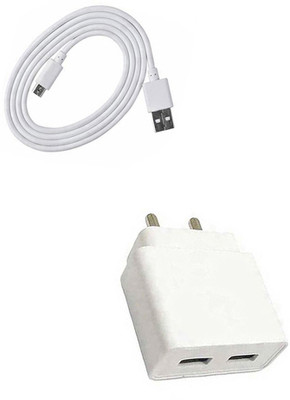 DAKRON Wall Charger Accessory Combo for RealMe 2 Pro(White)