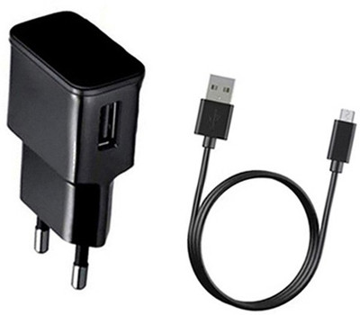 DAKRON Wall Charger Accessory Combo for Samsung Galaxy A6 Plus(Black)