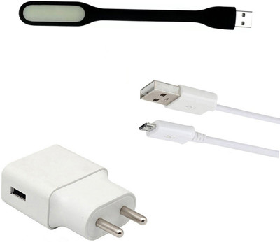 DAKRON Wall Charger Accessory Combo for Lenovo Z5(White)