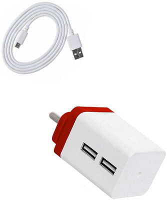 DAKRON Wall Charger Accessory Combo for RealMe 2 Pro(White)
