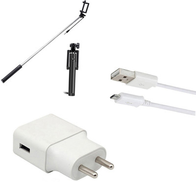 DAKRON Wall Charger Accessory Combo for Lenovo Z5(White)