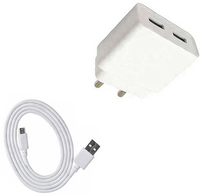 DAKRON Wall Charger Accessory Combo for RealMe 2(White)