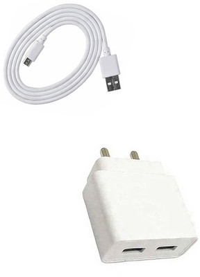 DAKRON Wall Charger Accessory Combo for Honor 7A(White)