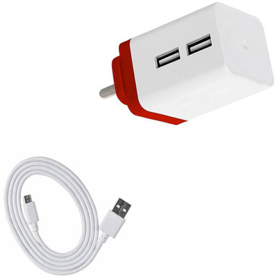 DAKRON Wall Charger Accessory Combo for RealMe 2(White)