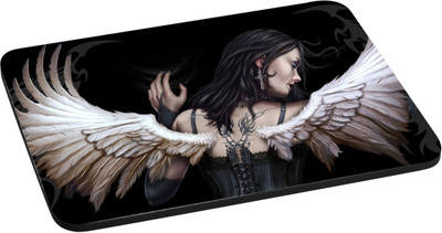 

ANNI69 Angel Girl With Wings With High Quality Non Slippery base And Glossy Print Mouse pad Best fro Gamers, Graphic Designer, And Every One With Mouse Optical And Laser Mouse Pad Mousepad Brand Mousepad(Multicolor)