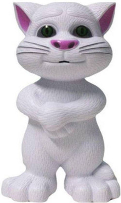 

durgaenterprises Talking Tom Cat_White Color_Musical Toy(Grey)