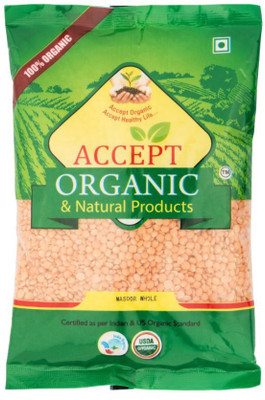 

ACCEPT ORGANIC Polished Brown Masoor Dal (Whole)(1 kg)