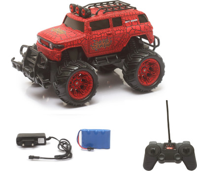 

Miss & Chief Big and Mean Rock Crawling 1:20 Scale Modified Off-Road Hummer RC Car/Monster Truck (Red Head)(Multicolor)