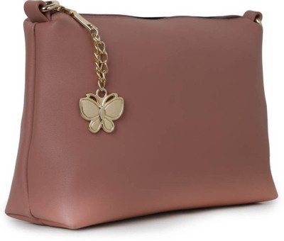 

Wrodss Women Casual Brown PU Sling Bag