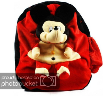

TEDIZ Very Soft School Bag High Quality For Nursery Lkg, Ukg Under 5 Years Kids School Bag ( Multicolor Color Micky Bag 34 Cm ) - 34.21 cm(Red)