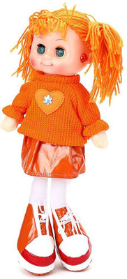 

Awadh Toys Birthday Gift Doll With Light & Music - 32 cm(Orange)